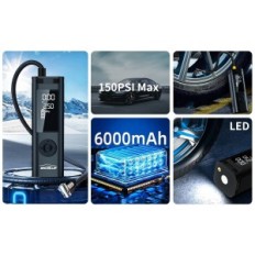Bomba para bombear Windgallop LD-1689, 90 W, 6000 MAH + Power Bank