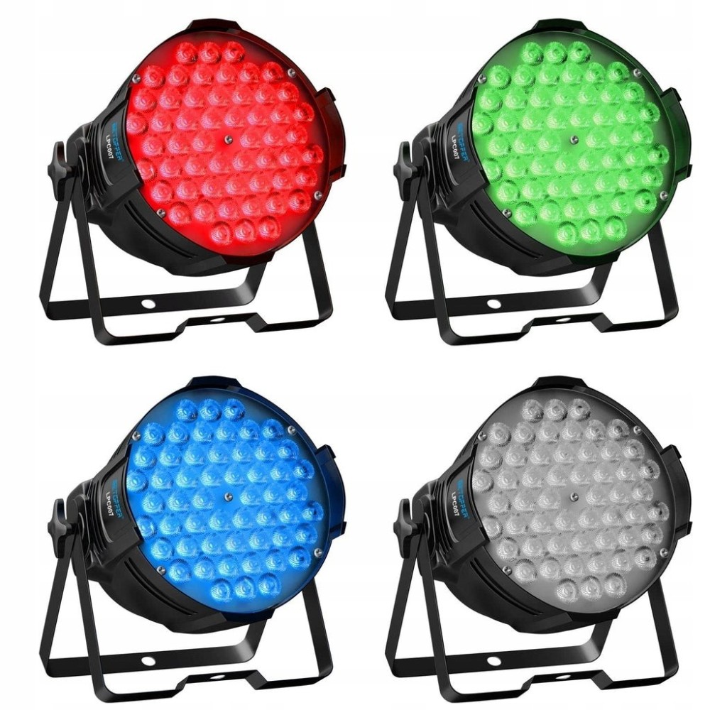 Betopper LPC007 Esilaternad maalilise valgustuse 54x3W RGB, 4 tk.