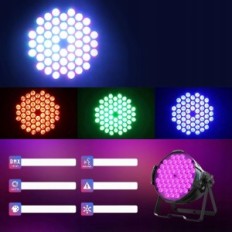 Betopper LPC007 Forlykter for naturskjønn belysning 54x3W RGB, 4 stk.