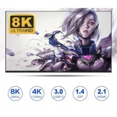 KVM KVM-jungiklis 3,0 2xhdmi su 3xusb-A 4 kompiuteriams