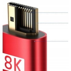 Câble HDMI Jsaux Câble de 7,5 m, câble à fibre optique HDMI long 2.1 48 GB / S, 2 pcs.