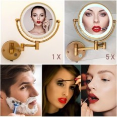 Cosmetic Mirror LED Wall Dimmer Reckodor, wireless 2600 mAh