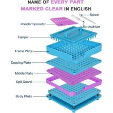 Wananfu Kapszula töltelék 100 lyuk mérete 3