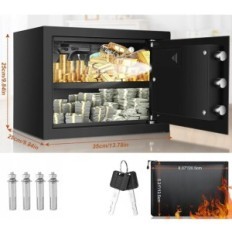 Fire-resistant Safe MeJasg 23l with fire-resistant bag 25 x 35 x 25 cm