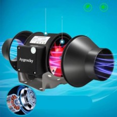 Verstelbare kanaalventilator aygochie DF100-A 100 mm 50W, 32 DBA, 595m3 / H