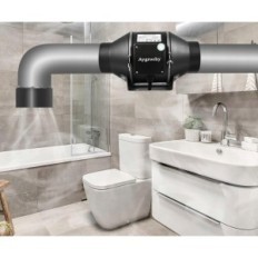 Fã de canal ajustável Aygochy DF100-A 100 mm 50W, 32 dba, 595m3 / h