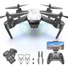 Dron Wipkviey T6 Detective Quadcopter med HD 1080P-kamera och 2 batterier
