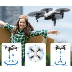 DRON WIPKVIEY T6 Detektiiv Quadcopteri HD 1080P kaamera ja 2 patareiga