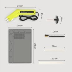 Nordstand 240V PWT-FC02 Skumkniv med to 150 og 200mm blad