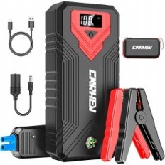 Boot Automático CarHEV JS-01, 12V, 3000A, banco de potência 24000 mAh.