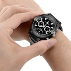 Menetborn T11 DV Watch Digitaalinen kronometri kameralla, 32 Gt, musta