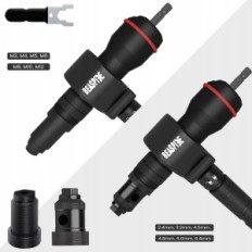 BITS PEPIRE PEXPIRE 2 en 1 pour tournevis de batterie, avec rivets M3-M12