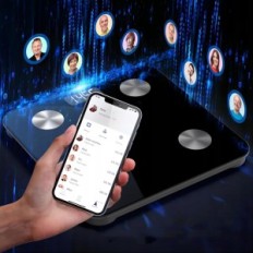 Scale ForyD FG263LB 180kg / 400 lb, Bluetooth, Negro