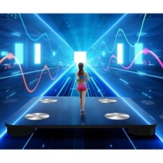 Gulvskala foryd FG263LB 180kg / 400 lb, Bluetooth, Svart