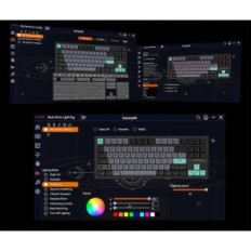 Bezdrátová mechanická klávesnice Epomaker X FOKER GALAXY 80, černá