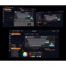 Tastiera meccanica wireless Epomaker X Feker Galaxy 80, Nero