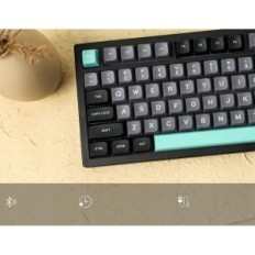 Belaidis mechaninis klaviatūros epomakatorius X FEKER GALAXY 80, Juoda