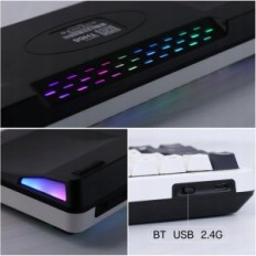 Teclado mecânico do Epomaker Th68 Pro, RGB usado