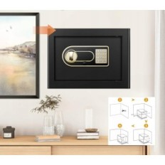 SANFNZ 22L 35x25x25 cm safe, with a fireproof portfolio 20,5x13,5cm