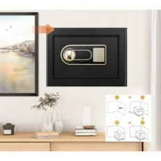 SANFNZ 22L 35x25x25 cm safe, with a fireproof portfolio 20,5x13,5cm