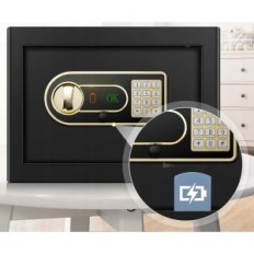 SANFNZ 22L 35x25x25 cm safe, with a fireproof portfolio 20,5x13,5cm