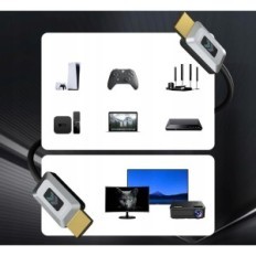 HDMI Cable Geohn.g 8K 10 m, HDMI 2.1 48 NO / s, 8k 60 Hz, 4k 120 Hz / 144 Hz