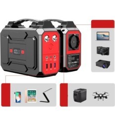 Draagbare Powkey R100 100W, 99 WH / 27000 MAK POWER INSTALLATIE, met 230 V-uitvoer