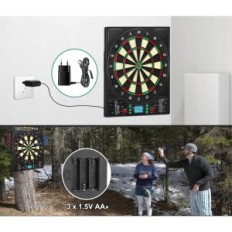 Elektronisk Dart Dart Mejasg med 12 dart, 34 spel, 1-8 spelare