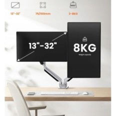 ERGEAR EGDS8, 13 "-32", monitor VESA 100/75 mm, fino a 8 kg