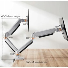 Két ErGear EGDS8 monitor tulajdonosa, 13 '-32 ", VESA 100 / 75 mm, legfeljebb 8 kg