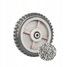 Sæt med 4 hjul YBAYMY Ø 200 mm, 2 torsion, 2 bremse, op til 1000 kg