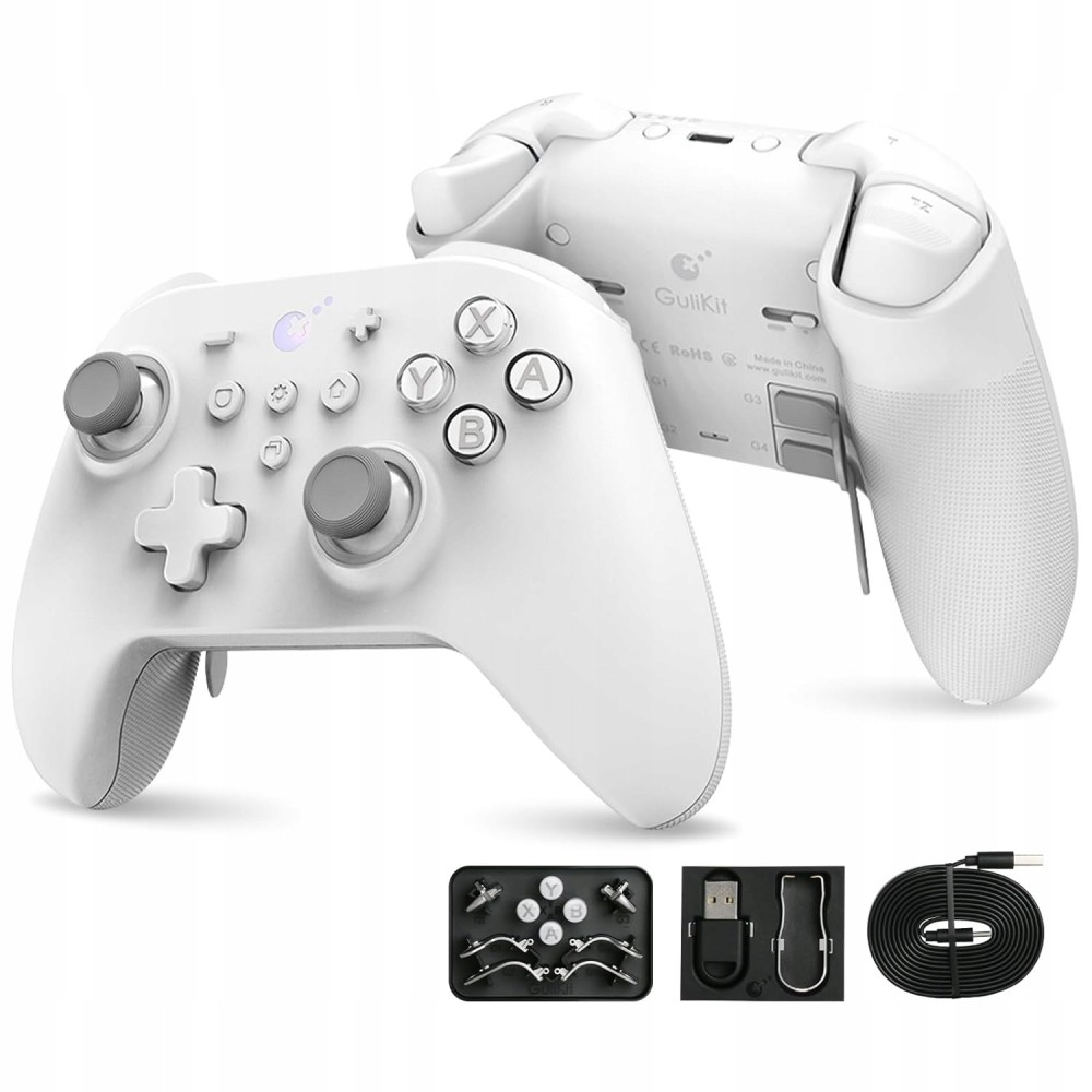 Runsnail Gulikit KK3 Max Controller, Halle und Trigger, Weiß