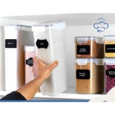 Hermētiskā pārtikas uzglabāšanas konteinera komplekts produktiem, 24 gab