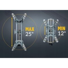 AutoSolo Zackman Więg001 -pyöräpala + Balance Mittauslaite, 11-25 "