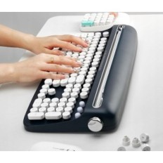 Bežična Bluetooth tipkovnica Yunzii Actto B503 s plavim postoljem