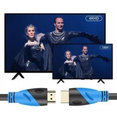 HDMI-kabel Rommmisie 4K / 60 Hz (HDMI 2.0.18 GB / s), 25m, gebruikt