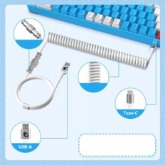 Klávesnica a JINDIAO T8 LPNHE815327268 Klávesnica Set a myši815327268 RGB + USB-C, BLUE