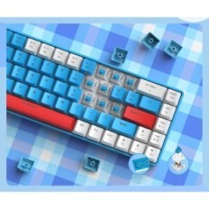 Tastiera e Jindiao T8 LPNHE815327268 Set tastiera e MICE815327268 RGB + USB-C, blu