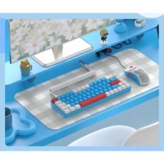 Teclado y Jindiao T8 LPNHE815327268 Conjunto de teclado y MICE815327268 RGB + USB-C, AZUL