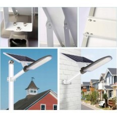 Lâmpada de rua Kingwei EU879 300W, 6,500K, com um painel solar 25W + piloto