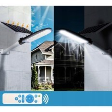 Street lamp Kingwei EU879 300W, 6,500k, with a solar panel 25w + pilot