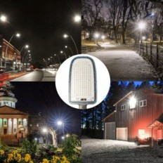Street lamp Kingwei EU879 300W, 6,500k, with a solar panel 25w + pilot