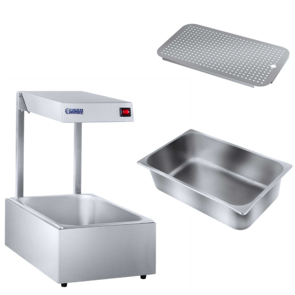 Lâmpada de aquecimento Food & Beverage Pratos para pratos 500W + GN1 Recipiente / 1