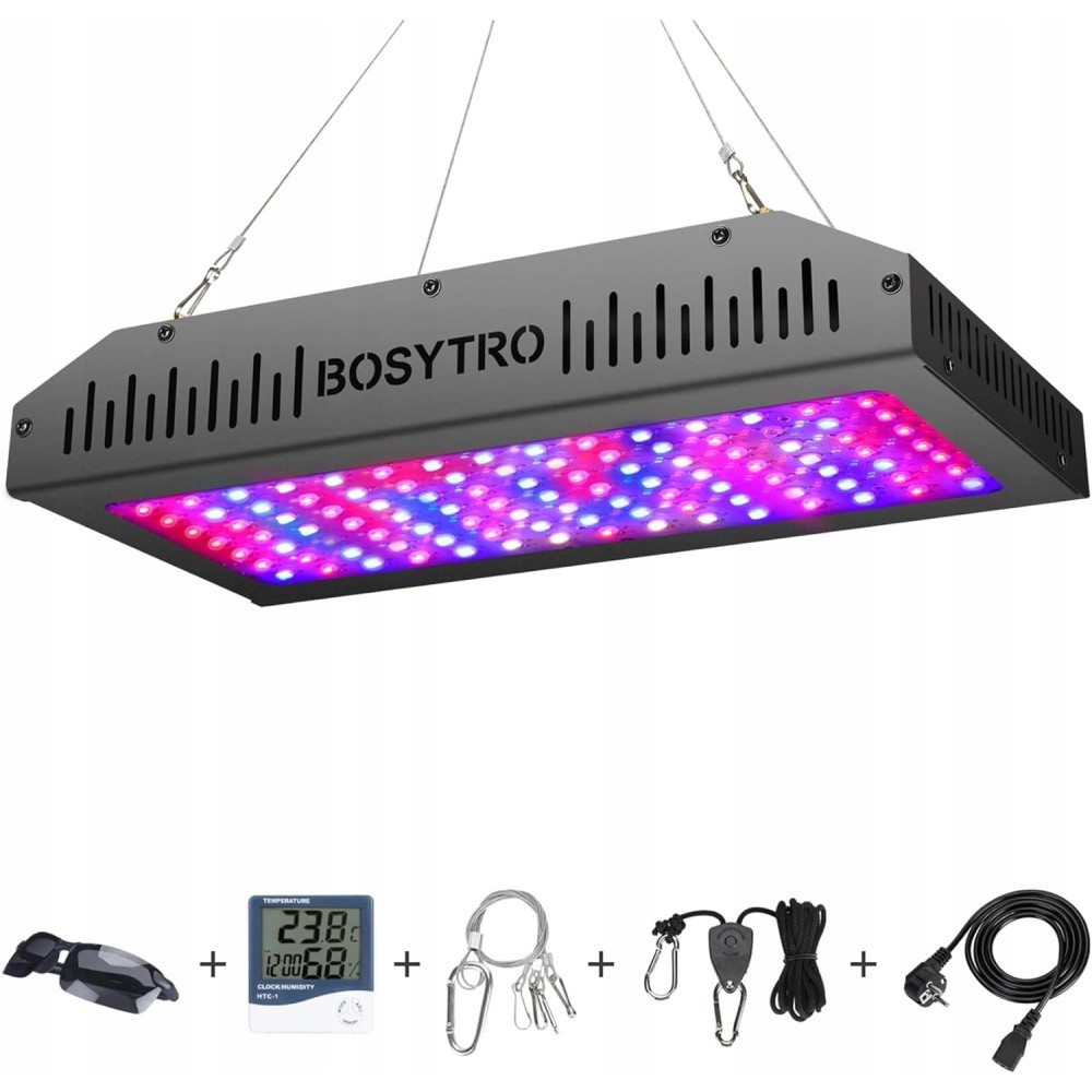 LED-lampa för växande bosytroplantor, 1200 W