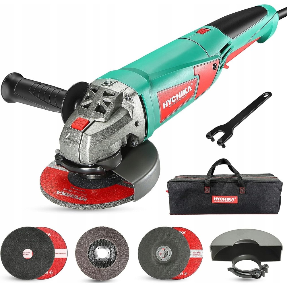 Grinder angolare Hychika UK6813-125 1200 W, 10000 giri / min, 125 mm, utilizzato