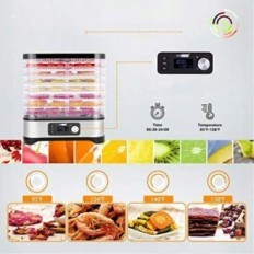 COOCHER Vihanneskuivain, 400 W, kaiteet, 8 hyllyt, 35-70 ° C