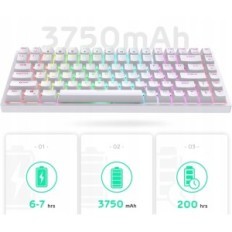Drahtlose mechanische Tastatur Royal Klacken RK84 RGB BT5.0 / 2.4G / USB-C