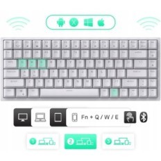Trådlöst mekaniskt Keyboard Royal Kludge RK84 RGB BT5.0 / 2.4g / USB-C
