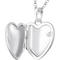 Collar de mujeres con Joabury Medallion, plata 925, colgante con cadena