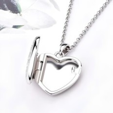 Women's Necklace with Jo Wisdom medallion, silver 925, pendant with chain